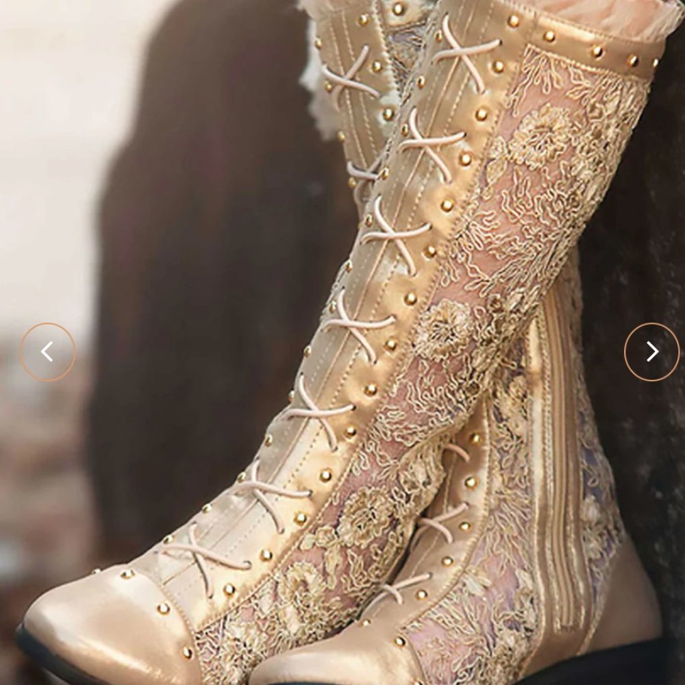 GRAMERCY BOOT GOLD - Never Worn